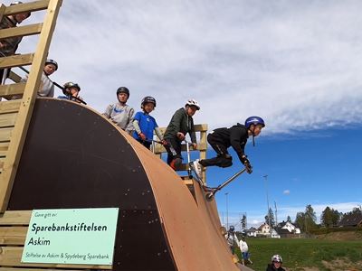 Skateparken i Skiptvet