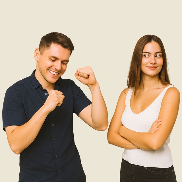 Et par som er begeistret