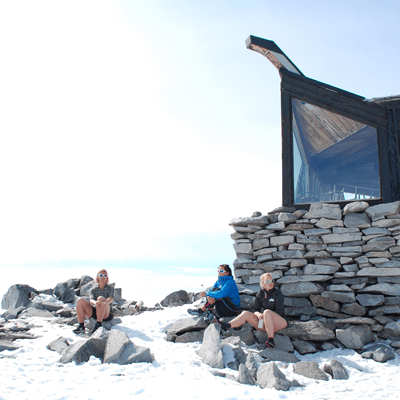 På tur til Norges hoyeste fjell