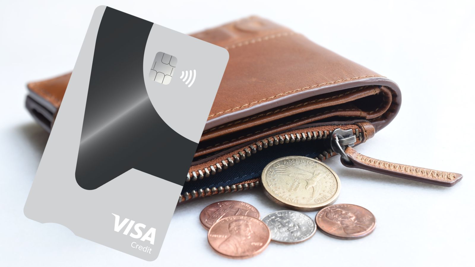 Lommebok med kredittkort
